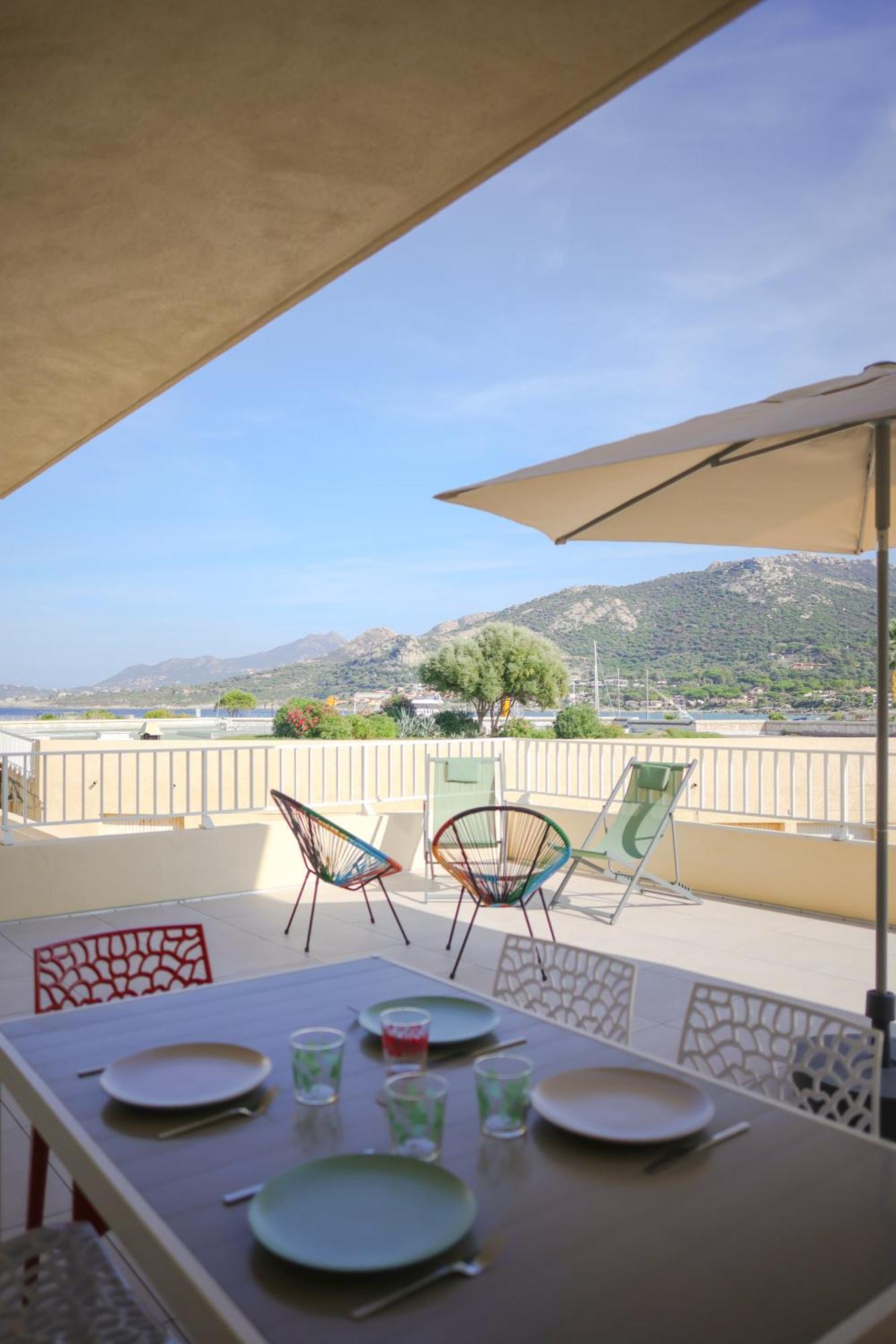 לומיו Appartement La Balagne , Bord De Mer, Grande Terrasse, Sant'Ambroggio מראה חיצוני תמונה